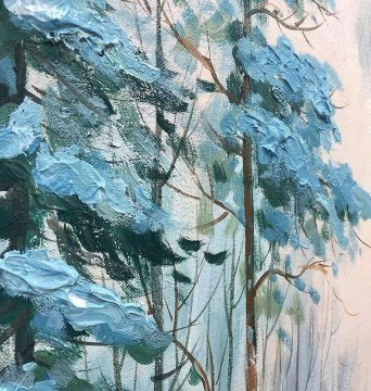  affe - Detailbeschaffenheit des blauen Waldes 2